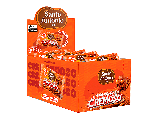 PE DE MOLEQUE CREMOSO DISPLAY 400G