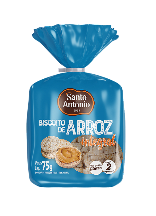 BISCOITO DE ARROZ PCT 75G