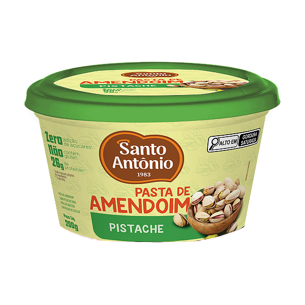 PASTA DE AMENDOIM C/ PISTACHE POTE 200G