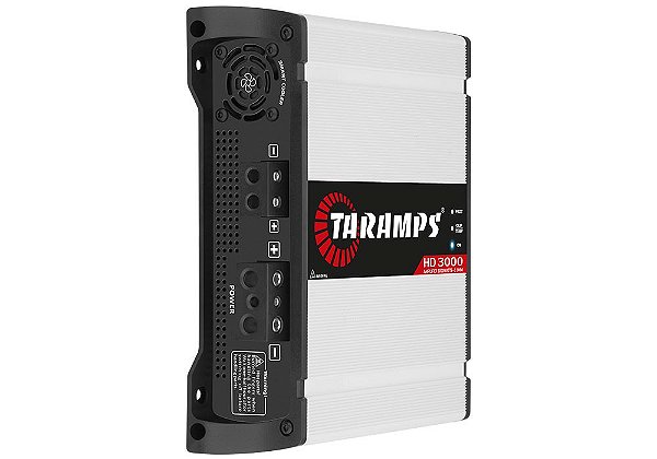 AMPLIF. CLASS D HD 3000WATTS 1 OHM RGB TARAMPS