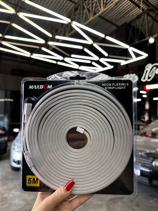 FITA DE LED NEON BRANCO 5 METROS