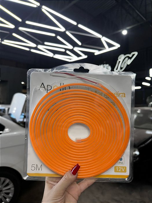 FITA DE LED NEON LARANJA 5 METROS