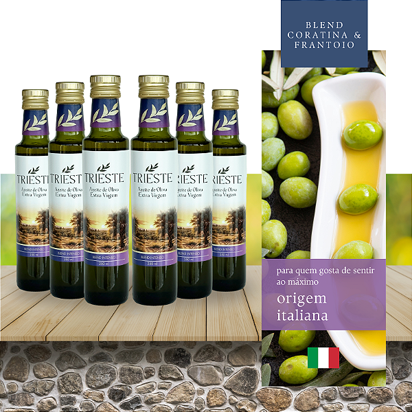 6x Azeites Blend Intenso - Coratina e Frantoio