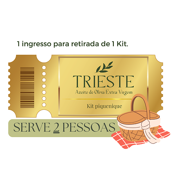 Visita com kit piquenique para 2 pessoas - 07/03/26 – 16:00 (sábado)