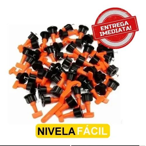 Espaçador Nivelador Reutilizável Pisos Porcelanato 50un