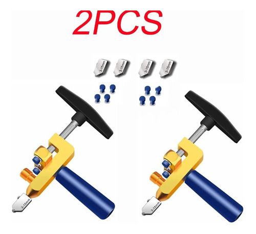 2pc Cortador Manual Portátil Das Telhas De Vidro Cerâmico