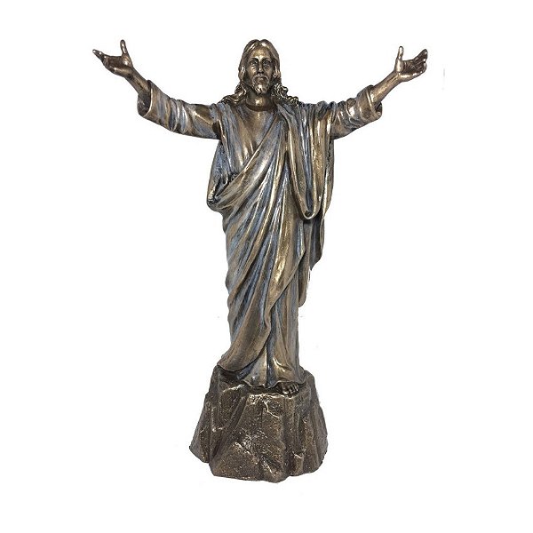 Jesus Cristo Vinde A Mim Braços Abertos Estatueta Veronese O