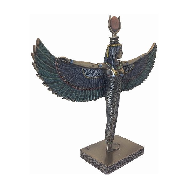 Isis Alada 22cm Deusa Egípcia Da Maternidade - Veronese C2
