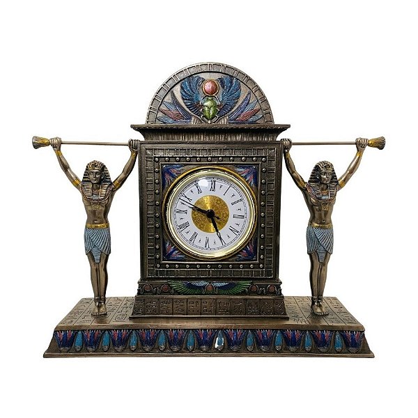 Relógio De Mesa Antigo Egito Guardiões Do Tempo Veronese