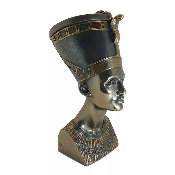 Nefertite Busto Com Porta Jóias Rainha Egípcia Veronese