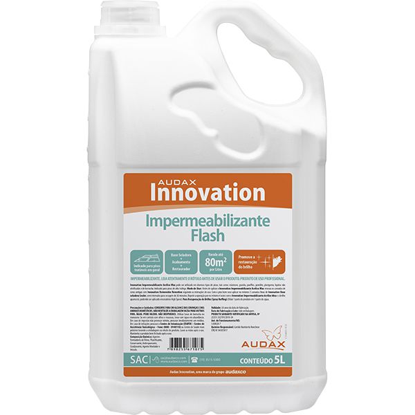 Cera Impermeabilizante Acrilico Flash Incolor 5L - Audax