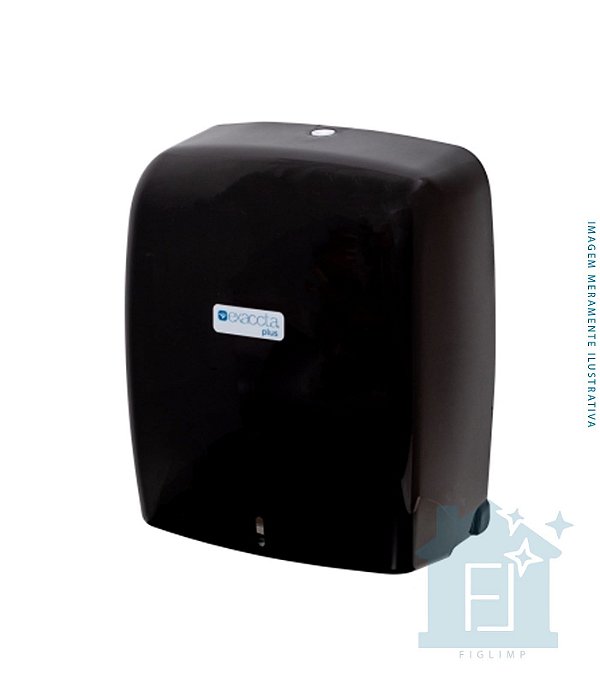 Suporte Dispenser P/ Papel Toalha Interfolha - Exaccta Plus Preto