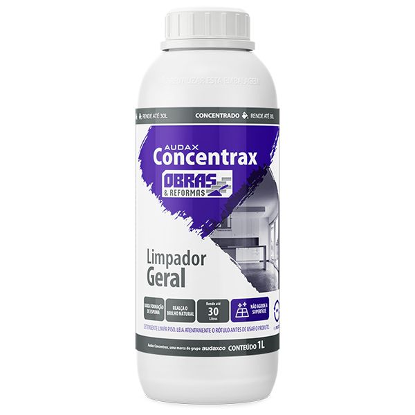 CONCENTRAX LIMPADOR GERAL CONCENTRADO FAZ 30 LITROS 1L