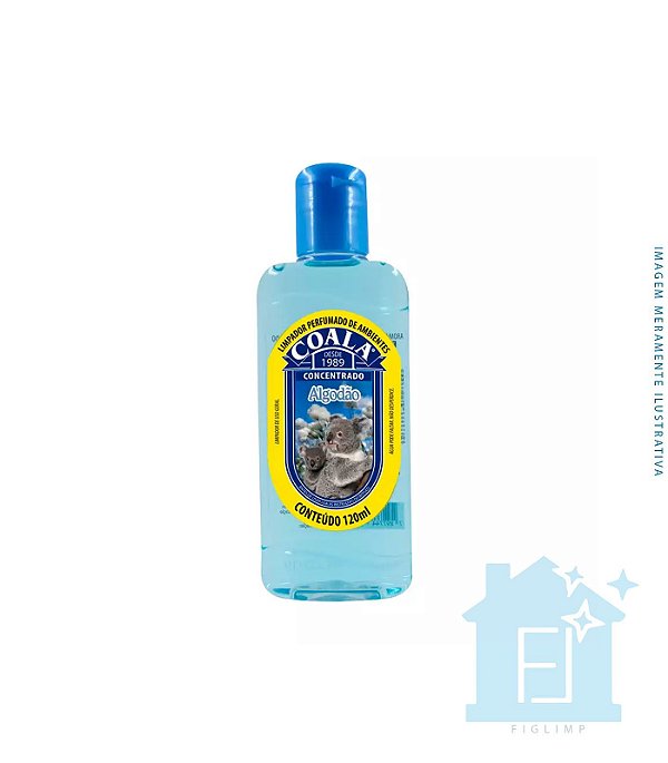 LIMPADOR PERFUMADO COALA EUCALIPTO ALGODÃO 120ML