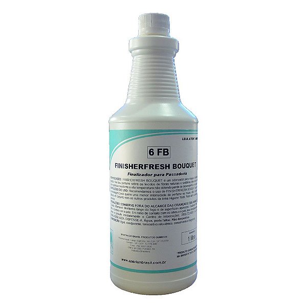 FINISHERFRESH BOUQUET - Facilitador para passar roupas e tecidos de fibras naturais 1L - Spartan