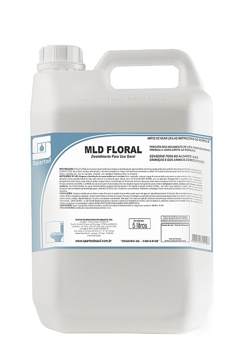 MLD FLORAL - Desinfetante Super concentrado 5L - Spartan