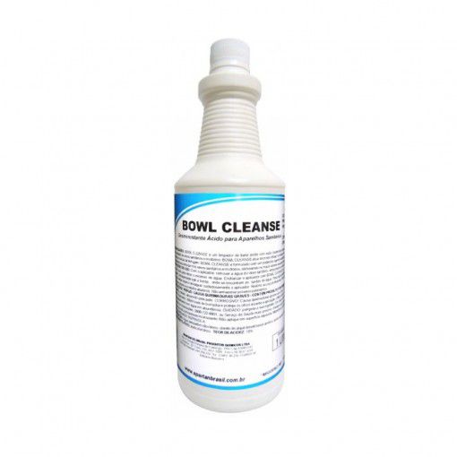 BOWL CLEANSE - Limpador Desincrustante Ácido Louça Sanitária  1 LITRO - Spartan