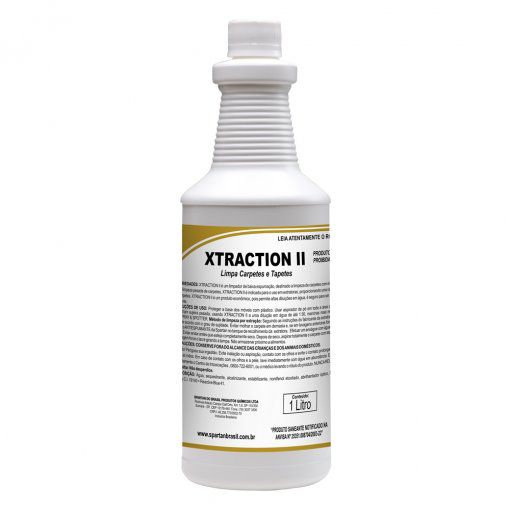 XTRACTION  II - Detergente Profissional Para Estofados e Carpetes 1L - Spartan