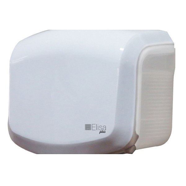 DISPENSER DUPLA FUNÇÃO HIG. CAI CAI E INTERFOLHADO - BRANCO C/ CRISTAL - ELISA