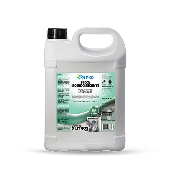 SECCA SECANTE LAVA LOUCAS PROFISSIONAL 5L - RENKO