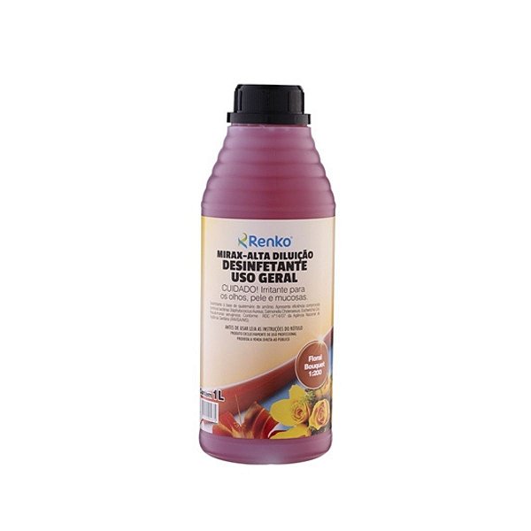 MIRAX DESINF ALTA DILUICAO FLORAL BOUQUET  1L  - RENKO