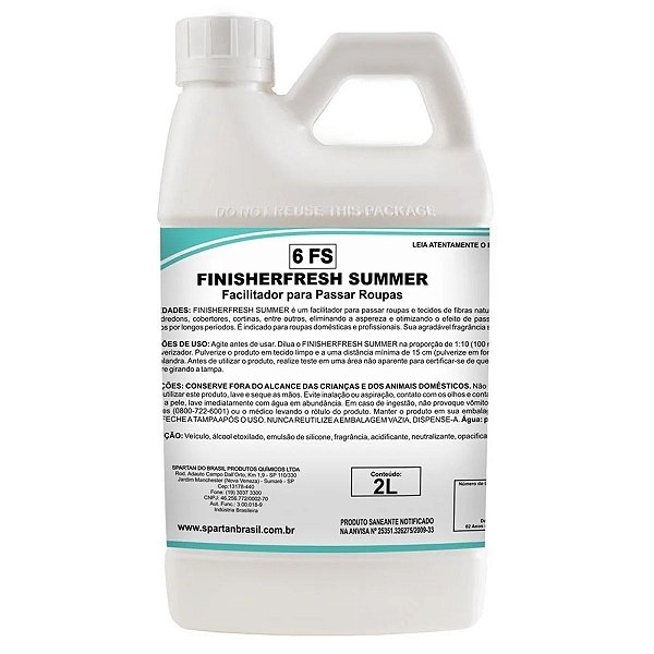 Odorizador Finisherfresh Summer 2 Litros Spartan