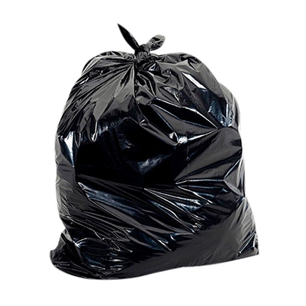 Saco Para Lixo 75x80 100L c/100und Preto Reforçado - 08MM
