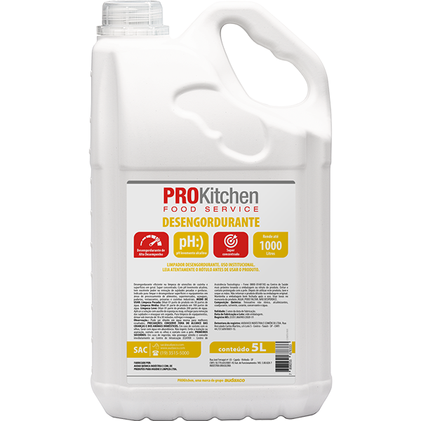 Prokitchen Desengordurante 5L Faz/1000L