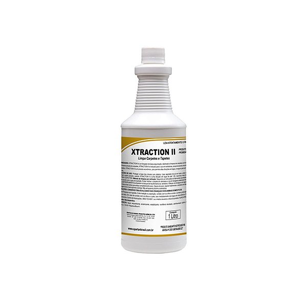 XTRACTION  II - Detergente Profissional Para Estofados e Carpetes 1L - Spartan