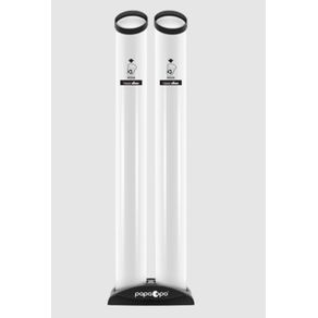 Lixeira descarte p/copos plasticos de agua/cafe "duplo" PapaCopo - Nobre