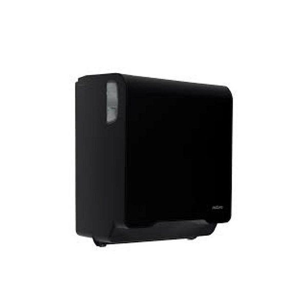 Dispenser autocortante p/ toalha bobina mecanico Preto Brave - Nobre