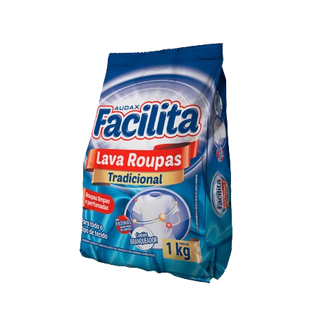 FACILITA LAVA ROUPAS EM PO 1KG - AUDAX