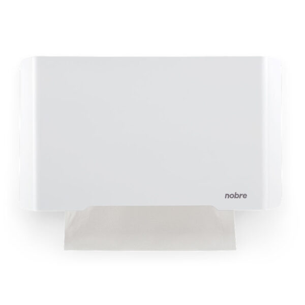 Dispenser P/ Papel Toalha Frente Inox Escovado Branco  Nobre