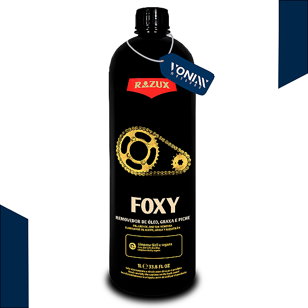 Removedor De Óleo Graxa Piche Limpa Corrente Foxy 1L - VONIXX