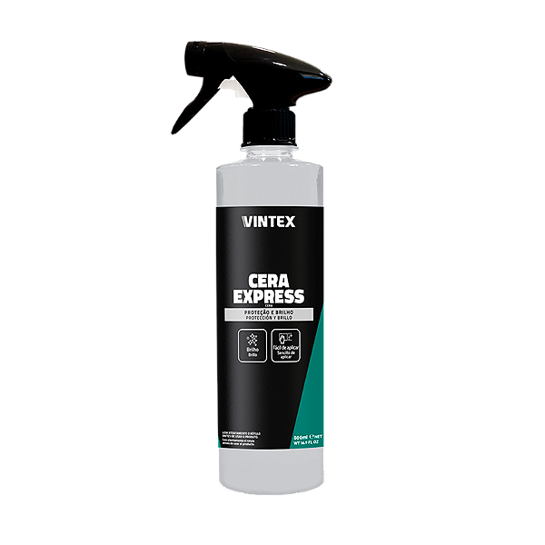Cera Express Vintex 500ml proteção e Brilho Rápido - VONIXX