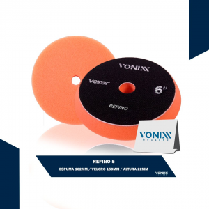 BOINA PARA POLIMENTO VOXER REFINO LARANJA 6 POLEGADAS - VONIXX