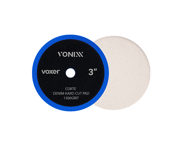 BOINA JEANS POLIMENTO 3 POLEGADAS BRANCA CORTE - VONIXX