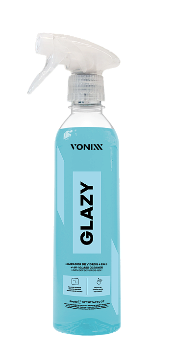 Glazy limpa vidros 4 em 1 redutor de riscos 500 mL - Vonixx