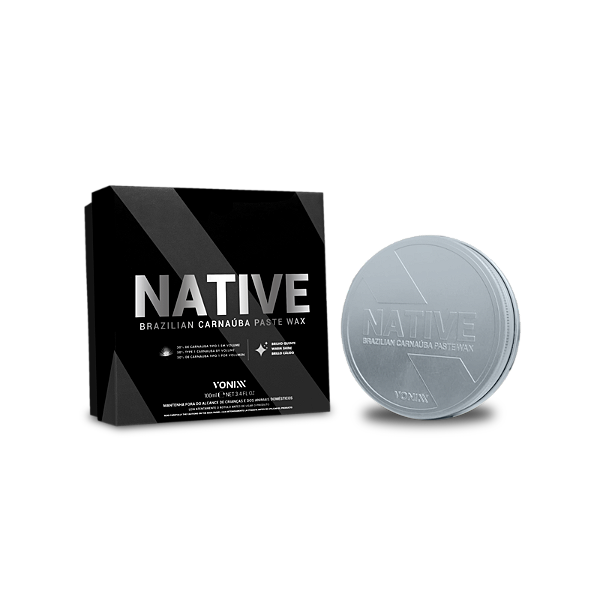 Cera Automotiva Native Pasta Carnaúba Cristalizadora 100ML - Vonixx