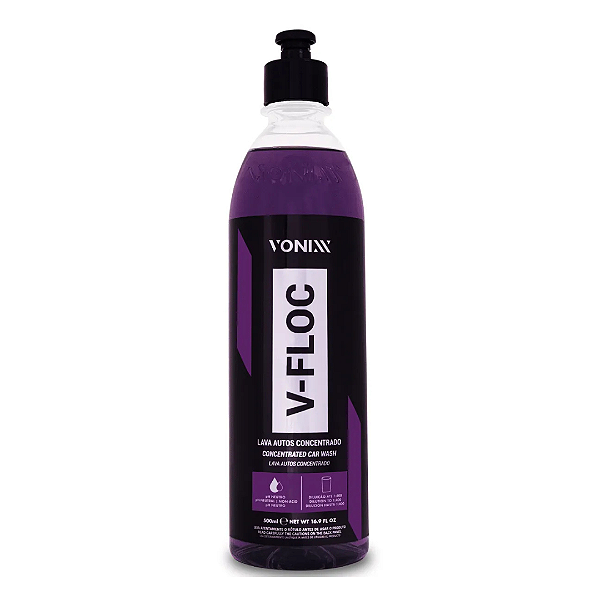 Shampoo Automotivo Neutro Concentrado V-floc 500ml Vonixx