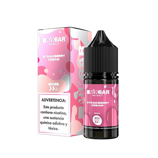Salt Nikbar -  Strawberry Cream - 35mg - 30ml