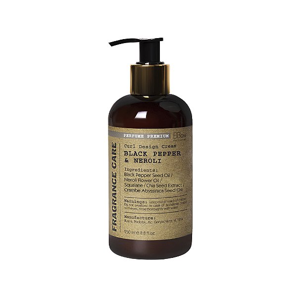 Curl Design Cream BLACK PEPPER & NEROLI - 250ml