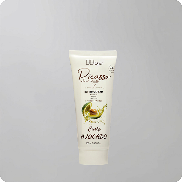 Creme Modelador para Definição de Cachos Picasso Avocado Curls Defining Cream - 100ml