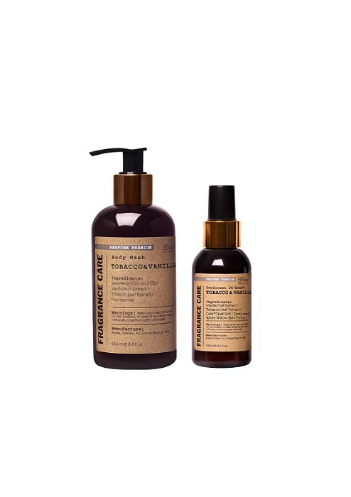 KIT TOBACCO & VANILLA - Body Wash e Desodorante Corporal