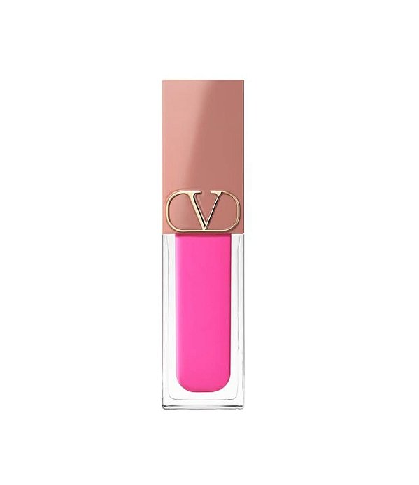 Batom líquido e Blush Acabamento Matte - 2 em 1 ( Cor: 302 Pink is Punk ) Valentino Liquirosso - pronta entrega