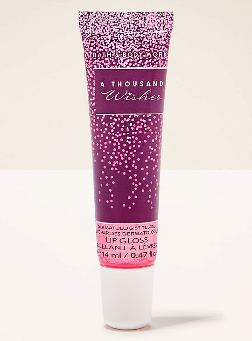 Lip Gloss: A Thousand Wishes - Bath & Body Works - pronta entrega