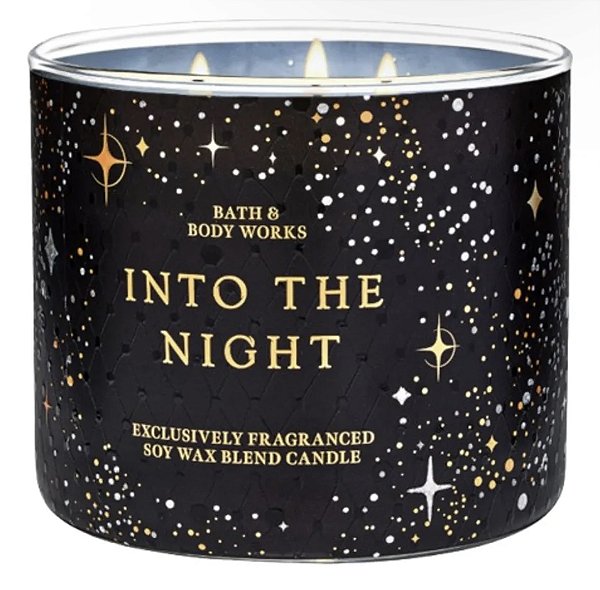Into The Night ( 3 pavios: Tamanho grande ) Bath & Body Works - pronta entrega