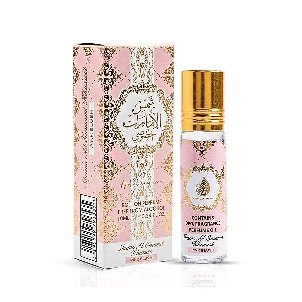 Perfume de Bolsa Árabe: Shams AI Emarat Pink Blush ( 10ml ) Roll- on - pronta entrega