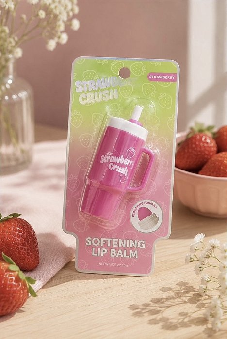 Lip Balm ( Sabor: Morango ) - pronta entrega