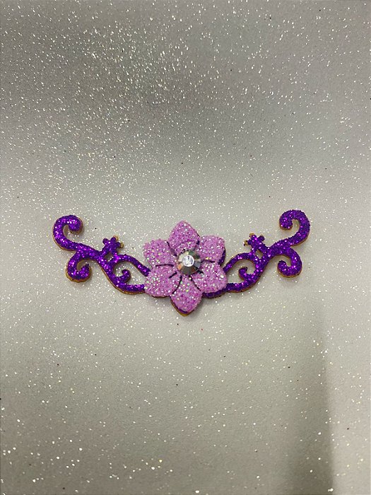 ADESIVO TIARA DE FLOR 1 UNIDADE
